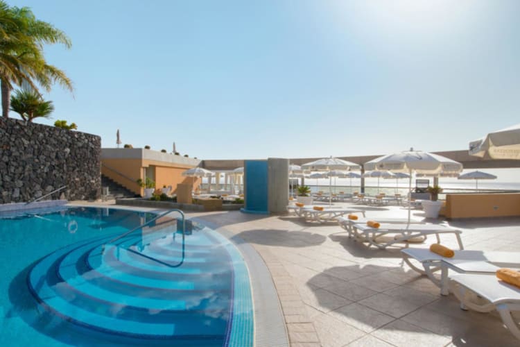 Pool and sunbeds